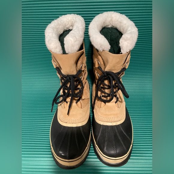 Sorel Tan Caribou Waterproof Winter Boots 11 - Picture 5 of 16